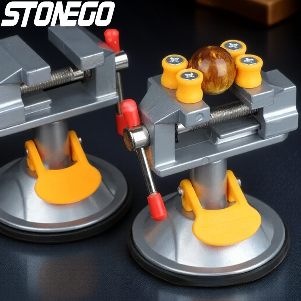 Workshop Tools Vice - STONEGO Small Bench Vise Multifunction Flat