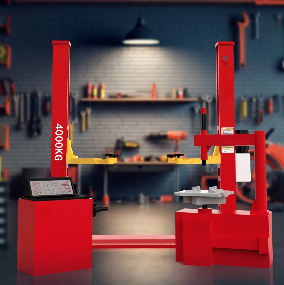 Workshop Tools Toy - 1/43 Diorama Car Lift Model Garage
