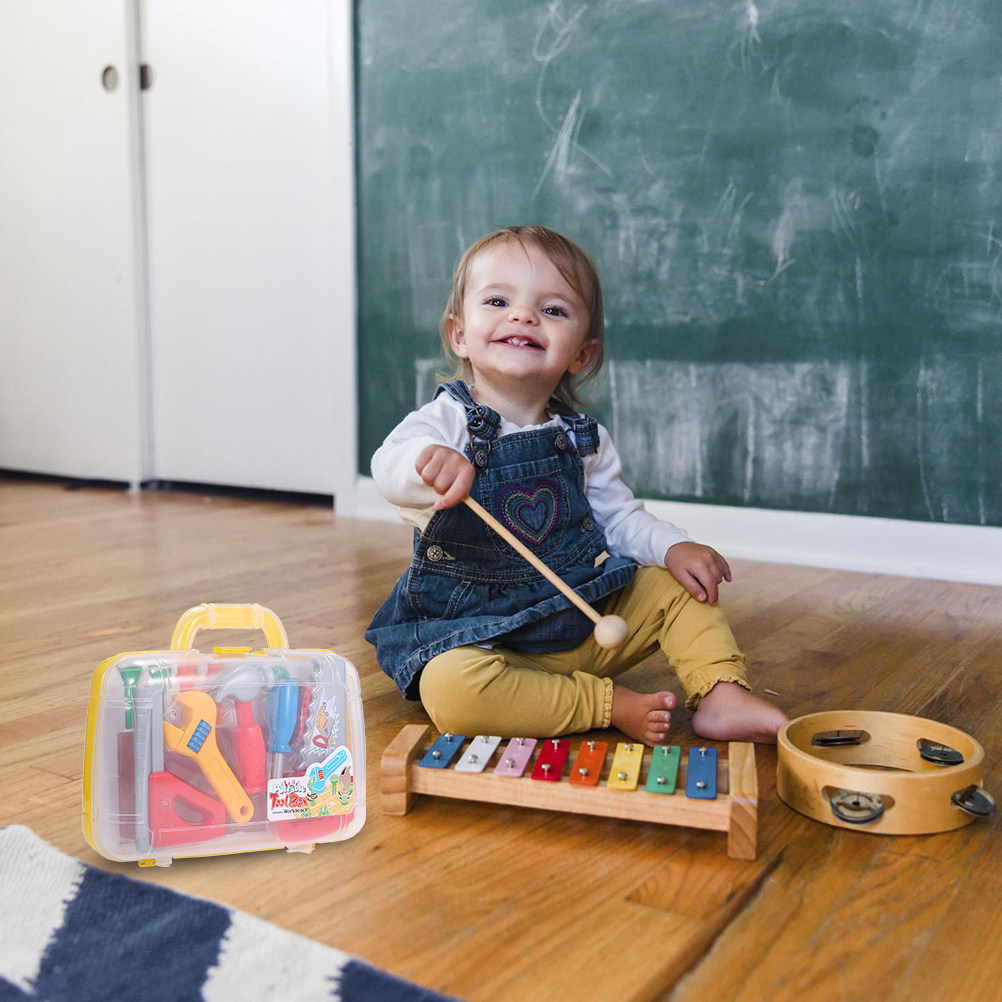 1Set Plastic Tool Box Pretend  - Workshop Tools Toy recension och pris