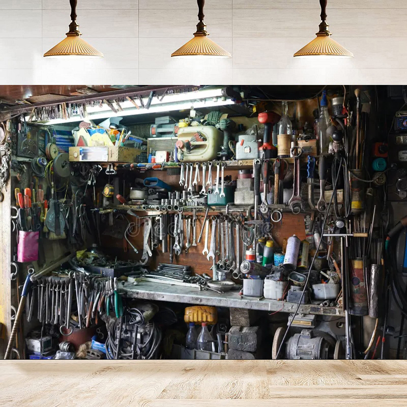 Vintage Tools Workshop Shed Ph - Workshop Tools Background recension och pris