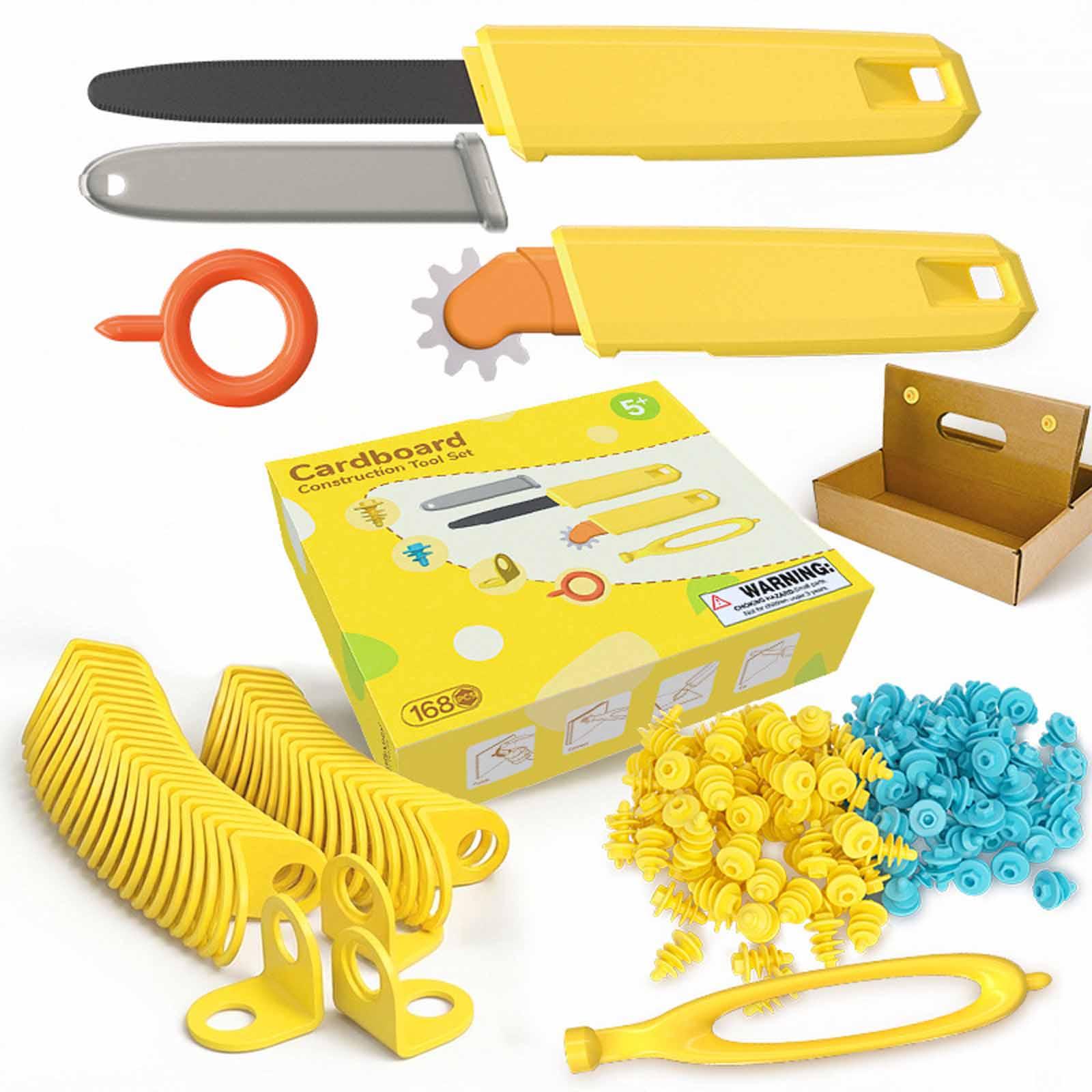 168x Cardboard Construction To - Workshop Tools Toy recension och pris