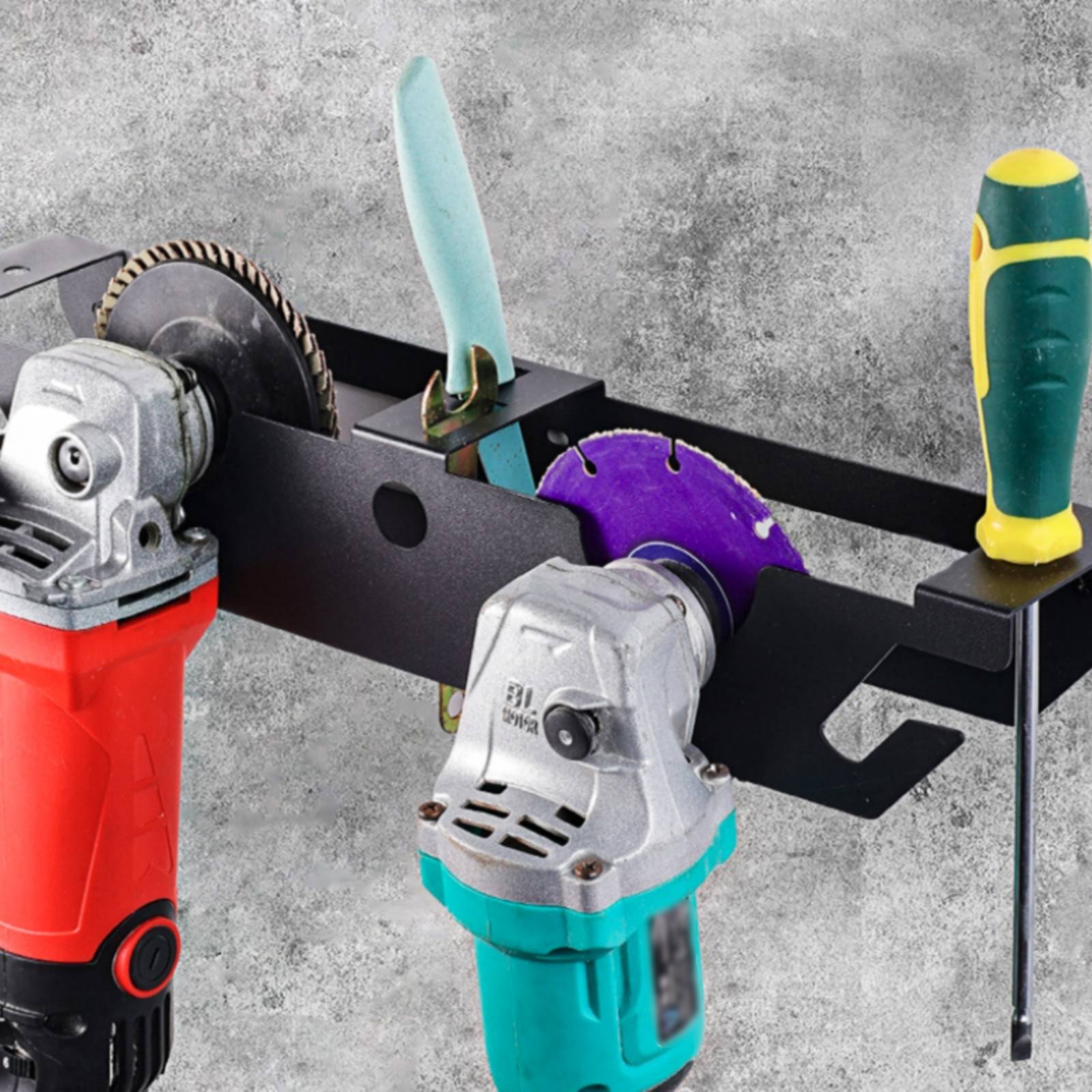 4 Bay Angle Grinder Rack Heavy - Tools Workshop recension och pris