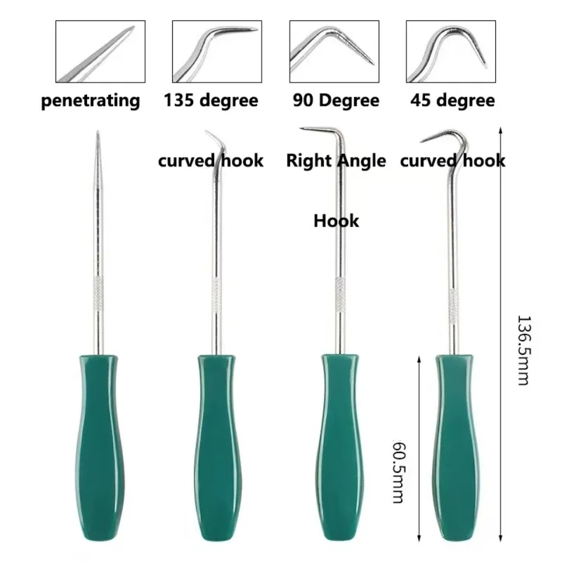 4Pcs 135mm Oil Seal Pick Hooks - Mechanical Tools In Workshop recension och pris