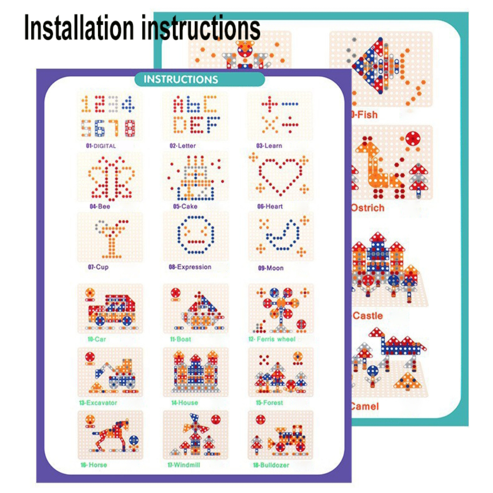 450Pcs Kids STEM Drill Set Cre - Workshop Tools Toy recension och pris