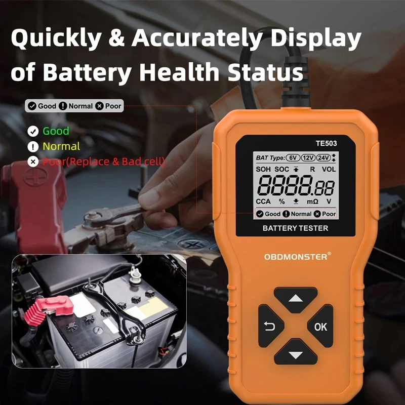 Car Battery Tester 100-2200 CC - Workshop Tools Automotive recension och pris