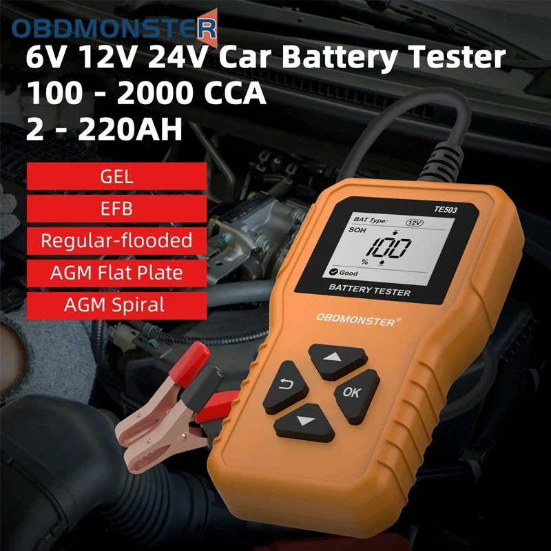 Car Battery Tester 100-2200 CC - Workshop Tools Automotive recension och pris